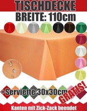 TISCHDECKE LEINENOPTIK Lotuseffekt Tischläuf...