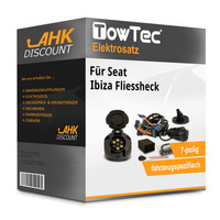 für Seat Ibiza Fliessheck 08- Towtec E-Satz 7Polig Fahrzeugspezifisch Neuware
