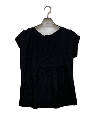 WEEKEND Max Mara Silk Colorblock Sleeveless Blouse S Black Top