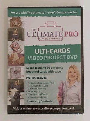 The Ultimate Pro MULTI-CARDS Video Project DVD Crafter's Companion NEU VERSIEGELT