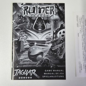 Ruiner Pinball - Original Official Atari Jaguar Console Game Protective Case