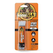 Gorilla All Purpose Epoxy Putty, Grey - High Strength, Waterproof† Repair Putty