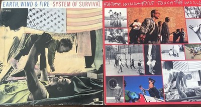 EARTH, WIND & FIRE - TOUCH THE WORLD & SYSTEM OF SURVIVAL LP