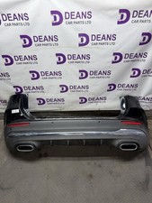 MERCEDES BENZ GLA H247 AMG LINE COMPLETE REAR BUMPER IN BLACK 696
