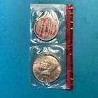 1970 D Kennedy Half Dollar 40% SILVER UNC   Mint Cello   FREE SHIP