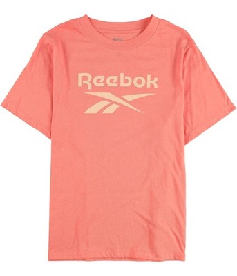 Reebok Training Essentials Crop Logo T-Shirt Orange 2X
