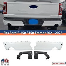 Oxford White For Ford F-150 F150 Tremor 2021-2025 Rear Step Bumper End Cap Cover