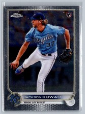 2022 Topps Chrome Sonic #264 Jackson Kowar ROOKIE Kansas City Royals