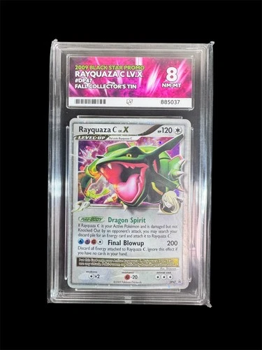 2009 POKEMON DIAMOND & PEARL BLACK STAR PROMO #DP47 RAYQUAZA C ACE 8 POP 3