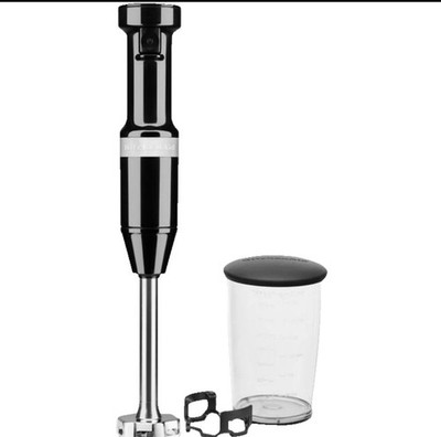 KitchenAid 5KHBV53EOB Stabmixer Onyx Schwarz Pürierstab Handmixer Tauchmixer