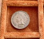 1880 Indian Head Cent | Choice AU | Chocolate Brown Luster | Original