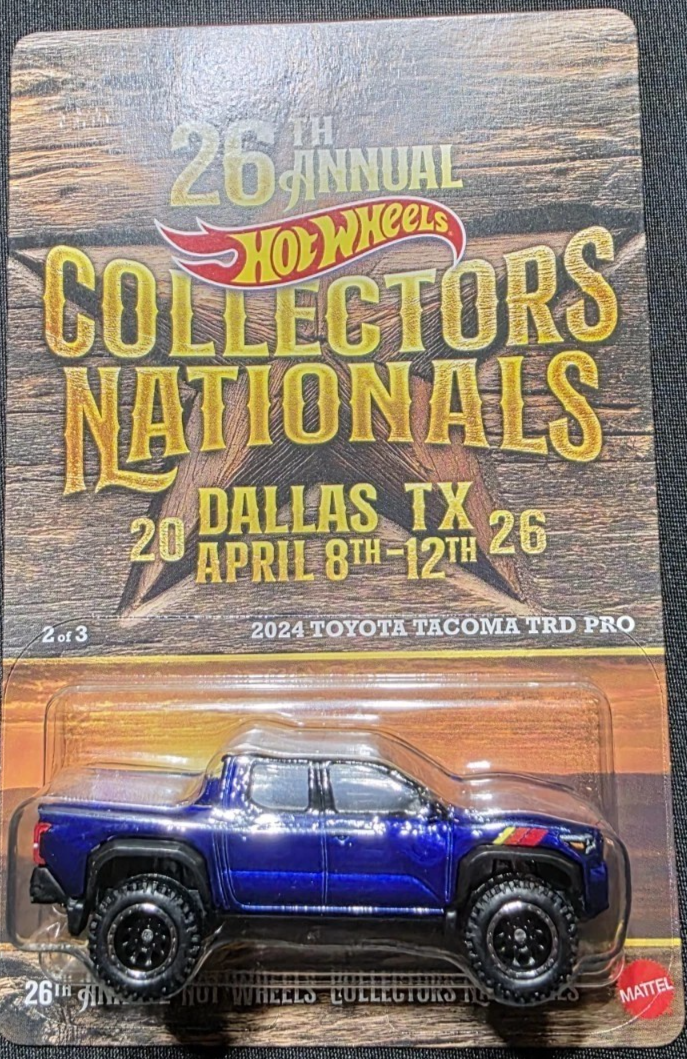 2026 Hot Wheels Dallas Nationals Convention 2024 Toyota Tacoma TRD