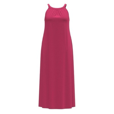 LuLaRoe Resort Collection - Sandy Halter Neck Maxi Dress - Bright Pink - Large