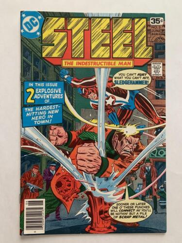 Steel, the Indestructible Man #3 FN/VF Combined Shipping - Picture 1 of 4