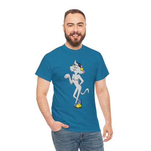 Vintage Wordsworth Cat T-Shirt, Heathcliff Cartoon Shirt, Roller Skate Cat Tee - Picture 88 of 118
