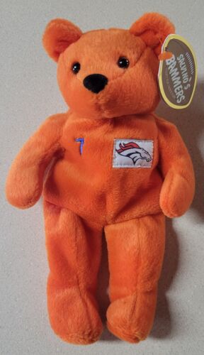 Salvino's Bammers Bear : Orange Denver Broncos Elway #7 from 1999