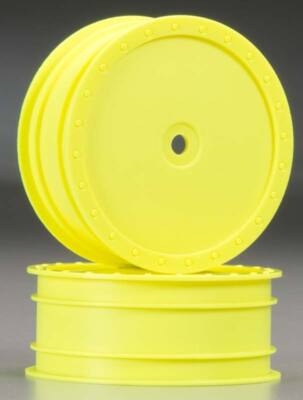 NEW DeRacing Borrego Buggy Wheels / Rims TLR 22 Front Yellow ( 2 )