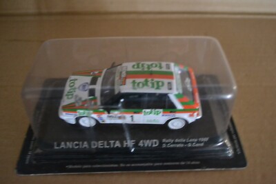 Lot Rallye 1/43 - Fiat 242 Team Jolly Totip + Remorque + Lancia Delta HF 4WD Totip 1987 - IXO/Altaya