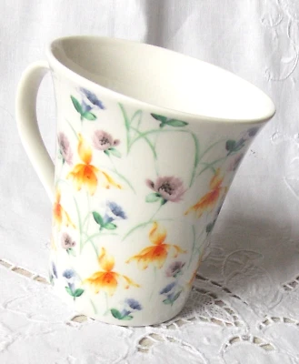 TASSE THE EN CERAMIQUE DECOR les ANCOLIES - Photo 1/3