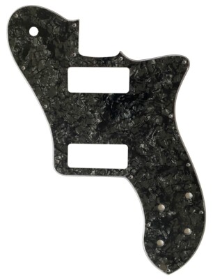 Pickguard For Fender US '72 Telecaster Deluxe Reissue P90 Guitar BLACK-PEARL