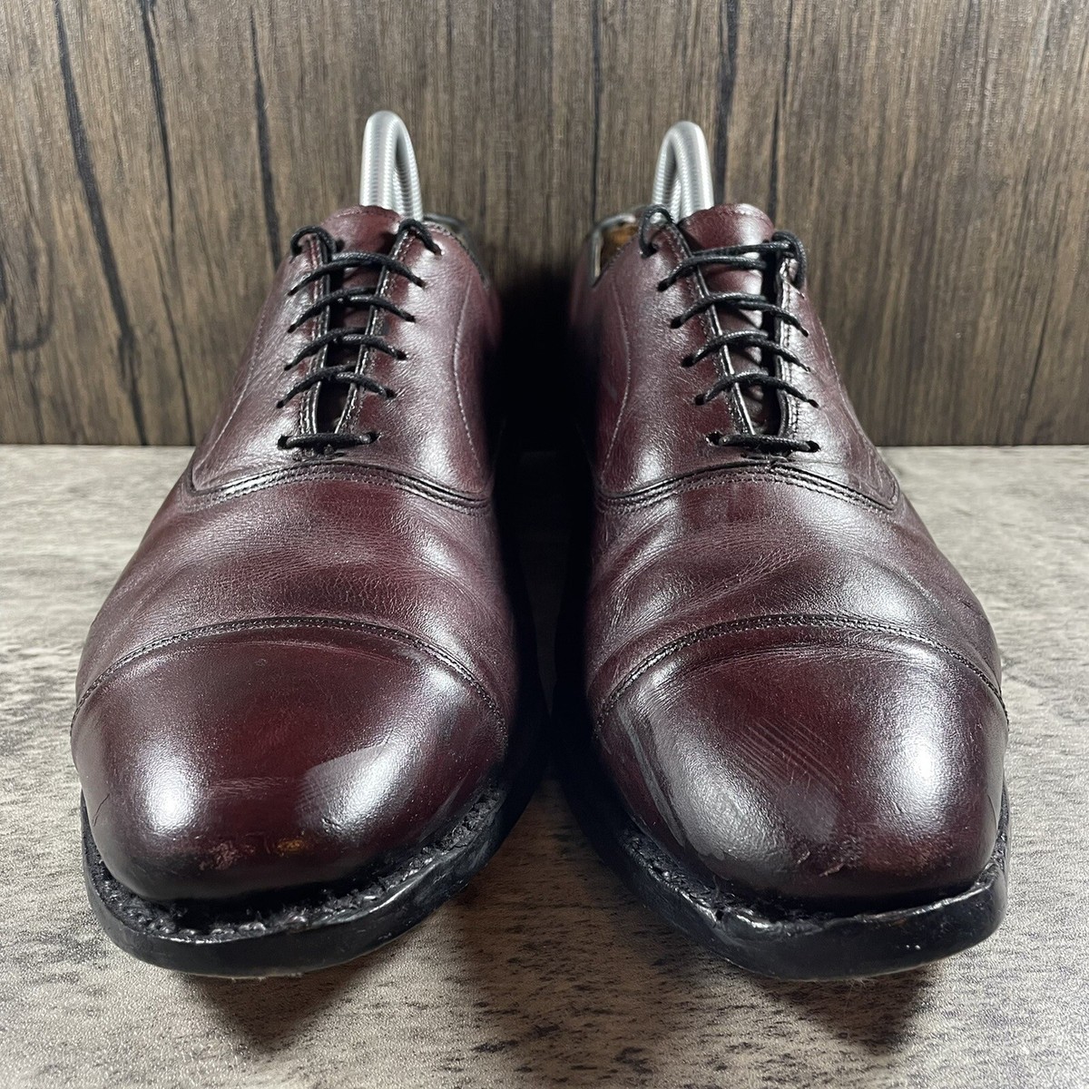 Allen Edmonds Park Avenue Oxfords Cap Toe Dress Shoes 