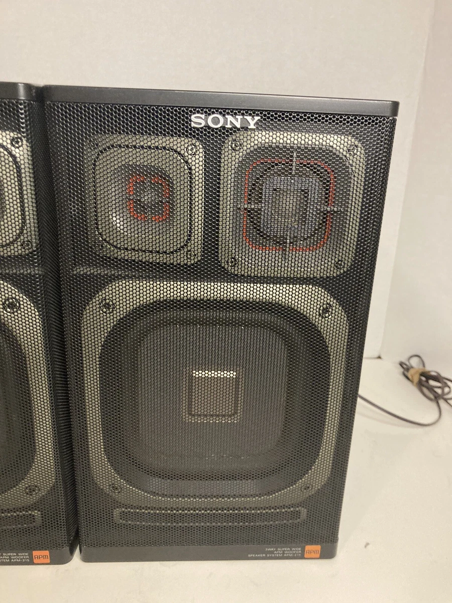 SONY APM-77W スピーカー 3Wey ペア ソニー 大型スピーカー 3ウェイスピーカー! - オーディオ機器