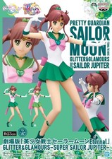 Action Figure Sailor Jupiter Glitter & Glamorous 23cm STATUA DA COLLEZIONE Anime