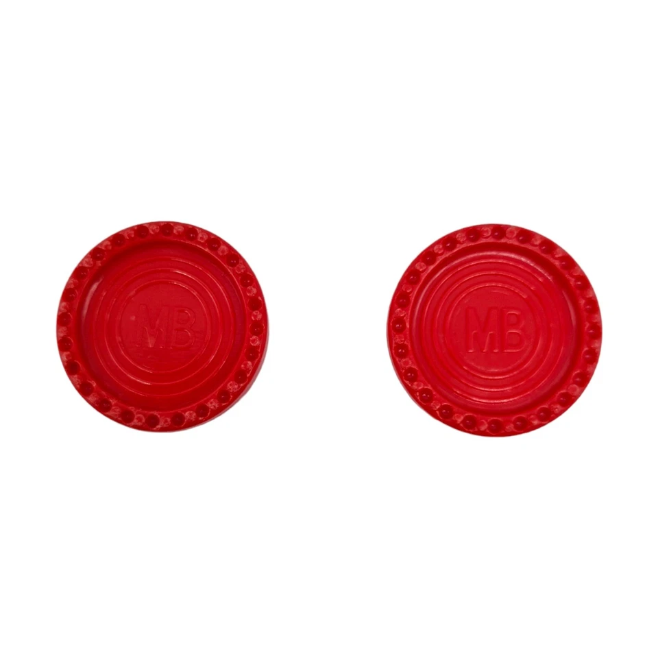 Vier Gewinnt MB Spiele Ersatzteile Chips Gelb und Rot 2 Stück Gesellschaftsspiel - Bild 3 von 3