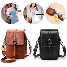 Women Mobile Phone Bag Leather Cross-body Mini Purse Shoulder Pouch Wallet NEW//