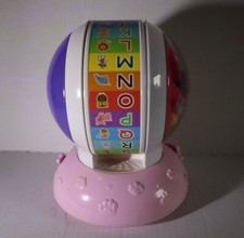 Rare Pink 2017 Leapfrog Spin And Sing Alphabet Zoo Toy Works 