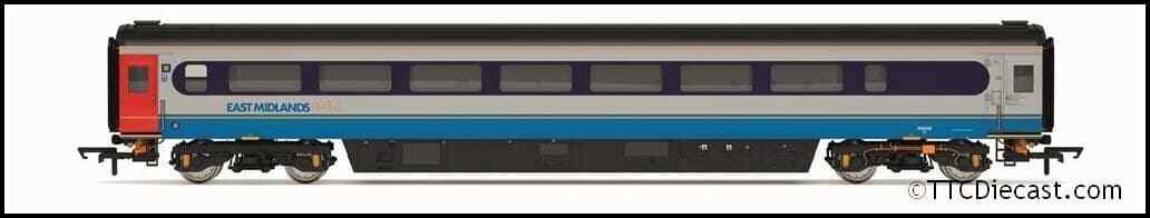 Hornby R40361 East Midlands Mk3 Coach A 44048 TGS - Era 10, OO Gauge