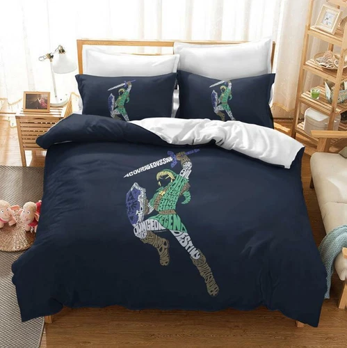 Juego de funda nórdica Legend of Zelda Games edredón Doona cama individual doble tamaño queen - Imagen 16 de 28
