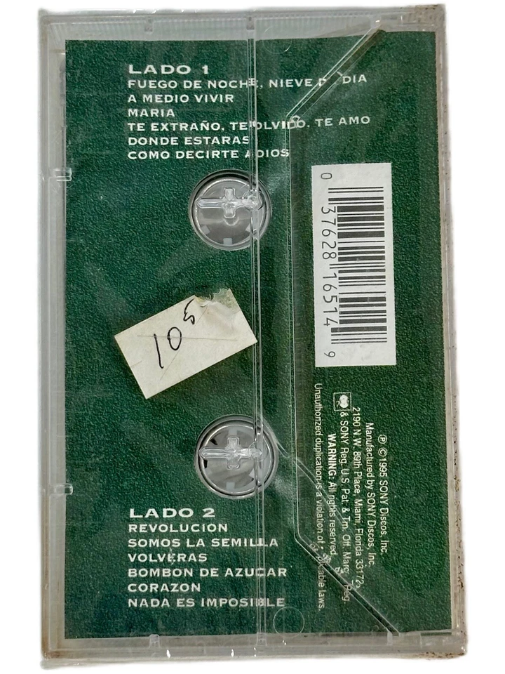 Ricky Martin – A Medio Vivir Cassette SEALED | Hit “Maria” | 90s Latin Pop - Image 4 of 4