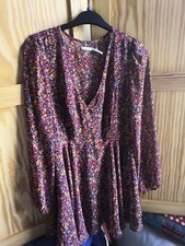Kimchi Blue urban outfitters floral skater Dress Size S tea ditzy mini