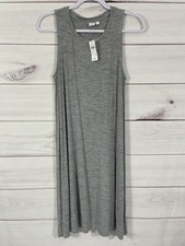 Gap Dress Womens Maxi Sleeveless Size M Gray Summer Casual.