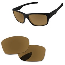 Lenslog Bronze Golden Polarized Replacement Lenses For-Oakley Jupiter Squared