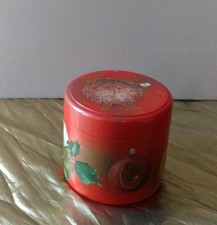 Barattolo plastica decorato decoupage idea regalo natale artigianato bricolage 