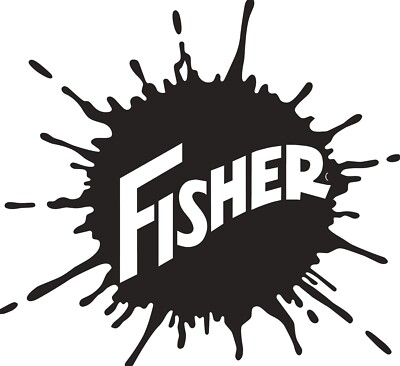 FISHER PLOWS Multiple Colors Car Decal Sticker BUY 1 GET 1 FREE