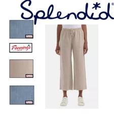 Splendid Ladies' Wide Leg Crop Pant |  G51