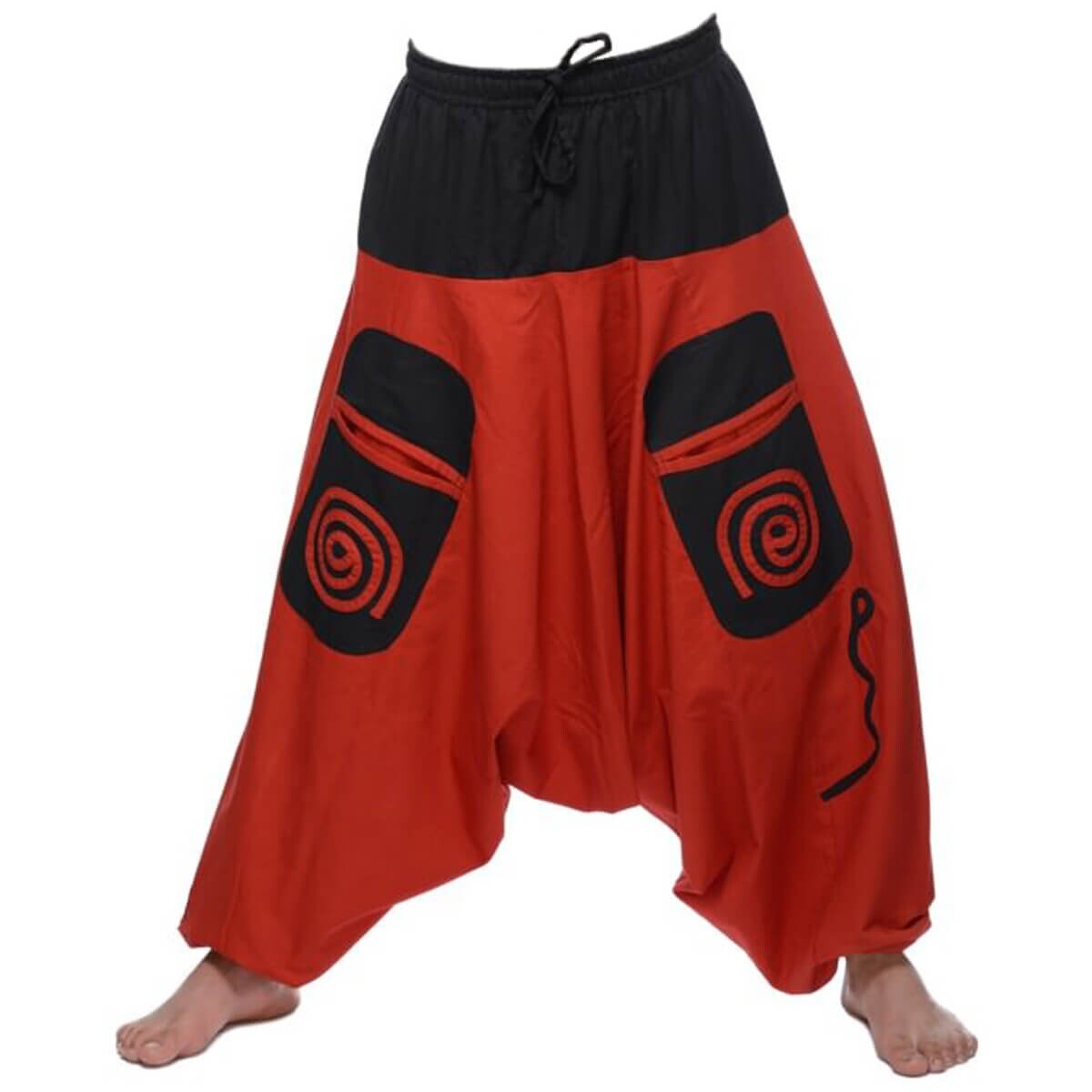 Pantalón Aladino Simandra Pantalones Informales Bombacho de Algodón Hombre