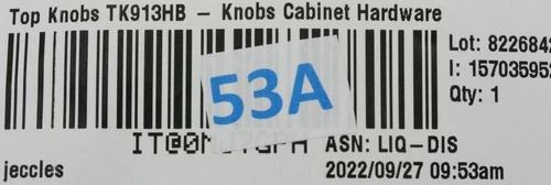 Top Knobs Marion 1 1/4 Inch Mushroom Cabinet Knob TK913HB Lynwood Collection - Picture 5 of 5