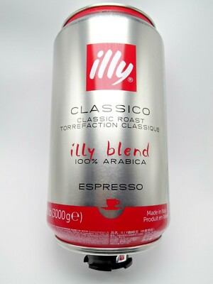 ILLY  ESPRESSO BEAN 6.61# CHOICE* MEDIUM,or DARK ROAST *EXP DATE 2029+