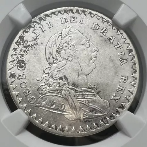 1811 BANK OF ENGLAND ARMORED BUST 1S/6P NGC XF Details ESC-969 BankToken