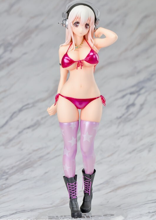 ゲームキャラクター SONICO 1/5 Scale Painted Figure PKG Ver. Orchidseed Super Sonico Sonicomi Package ver. Berry 1/5 PVC Figure
