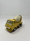 Vintage Tonka Cement Mixer Truck Yellow White- Metal Body 1970s 5”