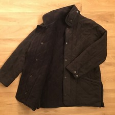 BARBOUR POLARQUILT winter JACKET C55 CHILDREN QUILTEd kids boys blue navy SIZE L