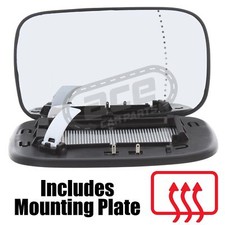 Volvo C70 Convertible 2006-2010 Heated Wide Angle Wing Mirror Glass Drivers Side