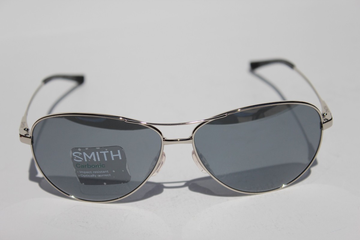 SMITH OPTICS Langley Sunglasses Silver/Platinum Aviator NEW  display picture 1