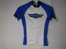 Cycle Aware Moto Jersey Youth Jersey Small Blue,White