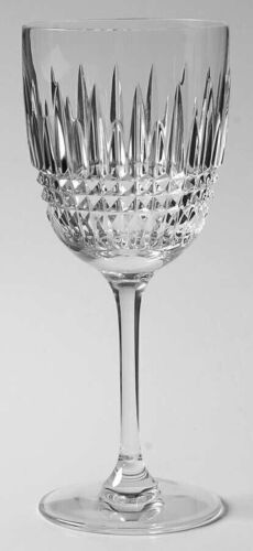 Waterford Crystal Lismore Diamond White Wine Glasses Set Of 6